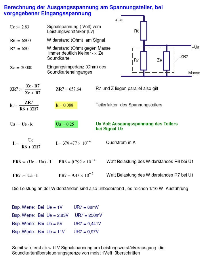 spannungsteiler-faktor